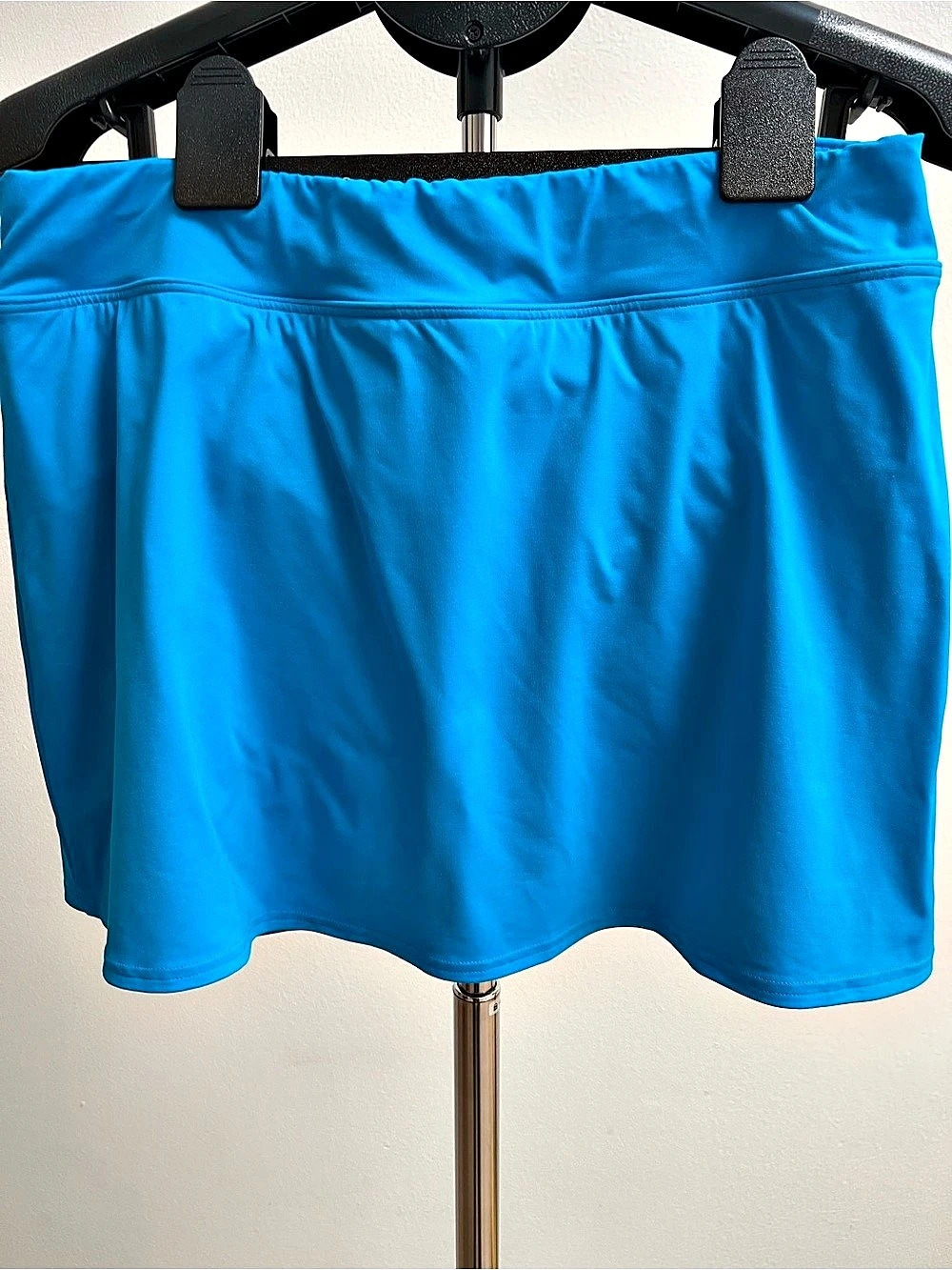 Lands’ End Women’s Size 10 Turquoise Lined Swim Skirt